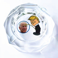 Custom Ashtray Glass Ashtray Customize Ashtray Unique Gift for Men Smoke Accessory Media 1 of 4