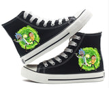 Custom Men's Rick and Morty shoes Sneakers Canvas Basketball Shoes Cartoon Gifts