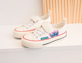 Stitch Low Top Canvas Shoes Sneakers Disney Kids Shoes Cute Cartoon Stitch Converse Gifts