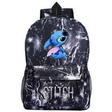 Galaxy Cute Lilo and Stitch Backpack Girl Backpack Schoolbag Boy Kids Teenage Gifts