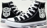 Transformers Hand Painted Shoes Canvas Shoes Sneakers