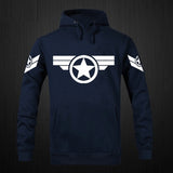 Captain America unisex  Zipper Pullovers Cardigan Sweater,Stree Fashion Sports Coat,Cool Hoodie Sweater Coat