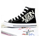 Unisex   Justin Bieber Canvas Shoes Luminous Shoes High Tops Lighted Sneakers Outdoor  Leisure Fashion Sneakers