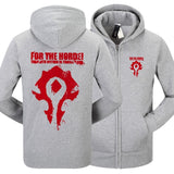 World of Warcraft/Dota Horde Cool Hooded Thickened Velour Coat Jacket Sweatshirts