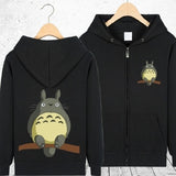 Totoro Zipper Hoodie Coats Outwear Jacket Sweater Pullover gifts