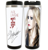 Avril Lavigne Cup Stainless Steel 400ml Coffee Tea Cup Avril Lavigne Beer Stein Birthday Gifts Christmas Gifts