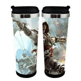 Assassins Creed Action Figure Cup Stainless Steel 400ml Coffee Tea Cup Assassins Creed  Beer Stein Birthday Gifts Christmas Gifts