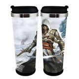 Assassins Creed Action Figure Cup Stainless Steel 400ml Coffee Tea Cup Assassins Creed  Beer Stein Birthday Gifts Christmas Gifts