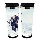 Assassins Creed Action Figure Cup Stainless Steel 400ml Coffee Tea Cup Assassins Creed  Beer Stein Birthday Gifts Christmas Gifts