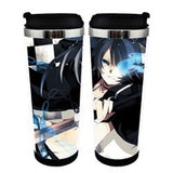 Black Rock Shooter Figure Cup Stainless Steel 400ml Coffee Tea Cup Black Rock Shooter figure Beer Stein Birthday Gifts Christmas Gifts