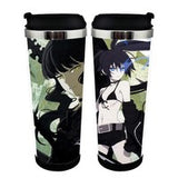 Black Rock Shooter Figure Cup Stainless Steel 400ml Coffee Tea Cup Black Rock Shooter figure Beer Stein Birthday Gifts Christmas Gifts