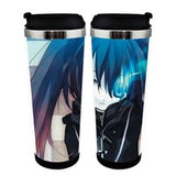 Black Rock Shooter Figure Cup Stainless Steel 400ml Coffee Tea Cup Black Rock Shooter figure Beer Stein Birthday Gifts Christmas Gifts