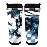 Black Rock Shooter Cup Cup Nerezová ocel 400ml Kávový šálek Black Rock Shooter Figurka Pivo Stein Dárky k narozeninám Vánoční dárky