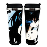 Black Rock Shooter Figure Cup Stainless Steel 400ml Coffee Tea Cup Black Rock Shooter figure Beer Stein Birthday Gifts Christmas Gifts