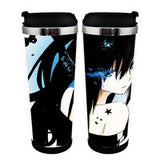 Black Rock Shooter Figure Cup Stainless Steel 400ml Coffee Tea Cup Black Rock Shooter figure Beer Stein Birthday Gifts Christmas Gifts
