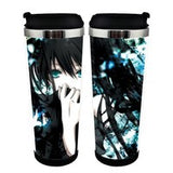 Black Rock Shooter Figure Cup Stainless Steel 400ml Coffee Tea Cup Black Rock Shooter figure Beer Stein Birthday Gifts Christmas Gifts