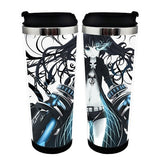 Black Rock Shooter Figure Cup Stainless Steel 400ml Coffee Tea Cup Black Rock Shooter figure Beer Stein Birthday Gifts Christmas Gifts