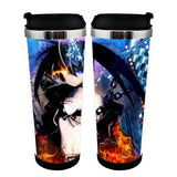 Black Rock Shooter Cup Cup Nerezová ocel 400ml Kávový šálek Black Rock Shooter Figurka Pivo Stein Dárky k narozeninám Vánoční dárky