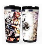 ফাইনাল ফ্যান্টাসি কাপ স্টেইনলেস স্টিল 400ml কফি চা কাপ ফাইনাল ফ্যান্টাসি বিয়ার স্টেইন ওয়েস্টওয়ার্ল্ড জন্মদিনের উপহার ক্রিসমাস উপহার