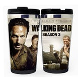 Šálek Walking Dead Rick Grimes Nerezová ocel 400 ml Šálek na kávu Šálek na čaj Walking Dead Beer Stein Dárky k narozeninám Vánoční dárky