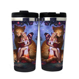 Cat And Fairy Travel Mug Stainless Steel Insulated Tumbler 400ml Coffee Tea Cup Funny novelty Gifts Christmas Gifts