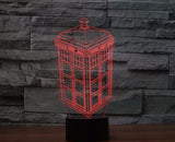 Doctor who 3D Illusion Led Table Lamp 7 Color Change LED Desk Light Lamp Doctor who Birthday Gifts Christmas Gifts