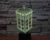 Doctor who 3D Illusion Led Table Lamp 7 Color Change LED Desk Light Lamp Doctor who Birthday Gifts Christmas Gifts