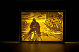 Assassin's Creed 3D Paper Carving Light Warm Night LED Light Lamp LED Desk Light Lamp Decoration Assassin's Creed Gifts Children Gift Birthday Gifts Christmas Gifts