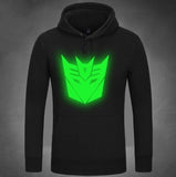 The transformers  Luminous Hoodie Sweatshirt cardigan Outwear transformers Gifts