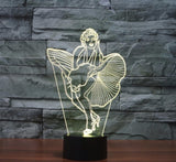 Marilyn Monroe 3D Illusion Led Table Lamp 7 Color Change LED Desk Light Lamp Marilyn Monroe Birthday Gifts Christmas Gifts
