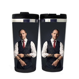 Tom Hardy Mug Stainless Steel 400ml Coffee Tea Cup Beer Stein Tom Hardy Gifts