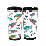 Turtles Life Is Good Travel Mug Tumbler Stainless Steel 400ml Coffee Tea Cup Turtles Gifts Christmas Gifts