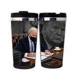 Biden Trump Mug Coffee Mug Stainless Steel Tumbler Coffee Tea Water Cup Funny Gifts Christmas Gifts