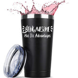 Because I'm worth it Bitch Funny Coffee Mug 20 OZ Stainless Steel Tumbler Insulated Travel Mug