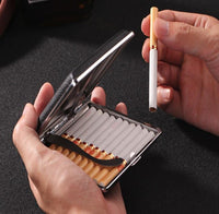 2PAC Tupac Amaru Shakur Leather Pocket Cigarette Tobacco Case Box Holder For Smoking Business Cards  Hip Hop 2PAC Gifts