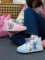 Stitch High Top Shoes Sneakers