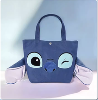 Lilo and Stitch Cartoon Messager Bag Shoulder Bag Cute Handbag Girl Tote Bag Schoolbag Kids Teenager Gifts