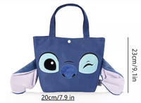 Lilo and Stitch Cartoon Messager Bag Shoulder Bag Cute Handbag Girl Tote Bag Schoolbag Kids Teenager Gifts