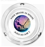 The Moon Glass Ashtray Custom Smoking Gifts Ashtray For Cigarette Ashtray For Car Weed Boyfriend