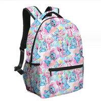 Lilo and Stitch Backpack Cartoon Schoolbag Travel Bag For Her Teenage Kids Adult Gifts