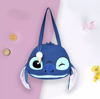 Lilo and Stitch Cartoon Messager Bag Shoulder Bag Cute Handbag Girl Tote Bag Schoolbag Kids Teenager Gifts