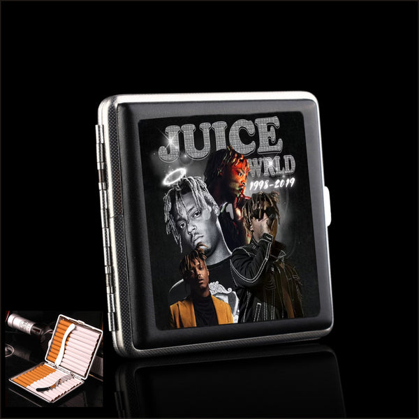 Juice World Cigarette Case Metal Smoking Tobacco Box Business Cards Holder Joint Case Gifts