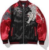 Men's Phoenix Embroidered Bomber Jacket Japanese Spring Windbreaker