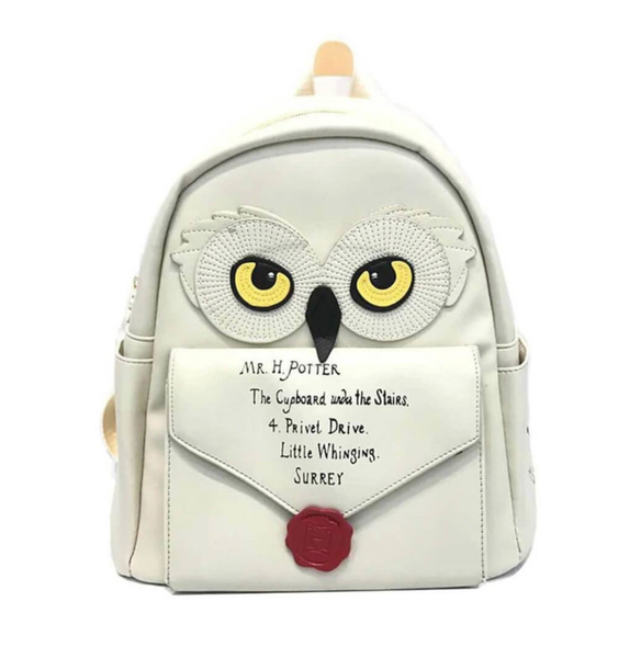 Harry Potter Hedwig the Owl Backpack Hogwarts Shoulder Bags HP Backpack Theme Park Bag Gift ideas