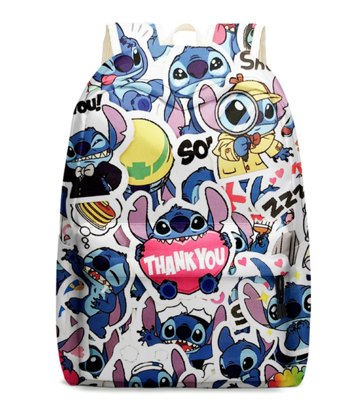 New Hot Sale Lilo and Stitch Backpack Cartoon Big 3-D Print Stitch Inspired Cute Schoolbag Boys Girls Kids Teenager Shoulder Bag Gifts