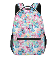 Lilo and Stitch Backpack Cartoon Schoolbag Travel Bag For Her Teenage Kids Adult Gifts