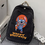 Stitch as Chucky Doll Backpack Halloween Bag Horror Backpack Theme Park Bag School Bag Stitch Backpack