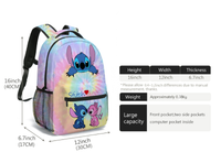 Stitch Backpack Cartoon Bag Girl's Boy's Adult's Travel Bag Stitch Ohana  Light Weight School Bookbag Kids Gift