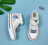 Stitch High Tops Canvas Shoes Sneakers Kid Shoes Cartoon Cute Converse Gifts