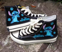 Stitch High Tops Canvas Shoes Sneakers Kid Shoes Unisex Shoes Gifts Converse